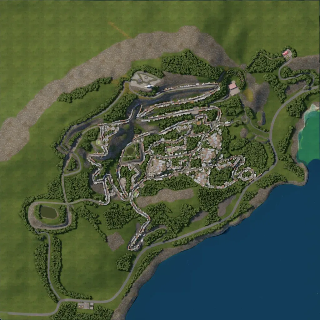 Overview map of Morro do Exilio - Legacy
