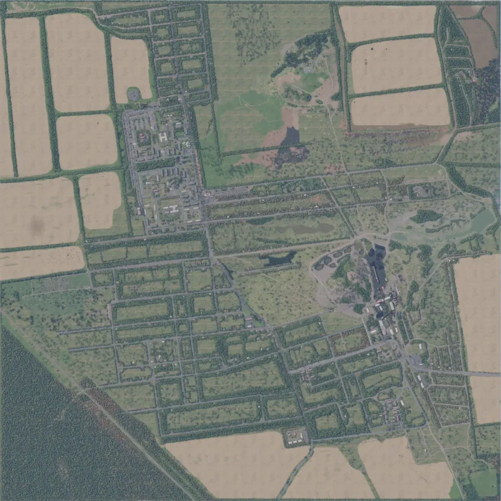 Overview map of West Myrnohrad