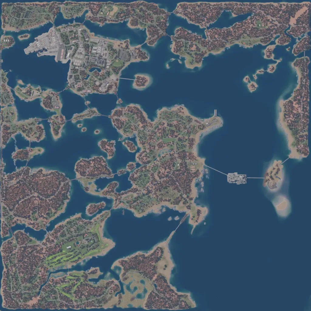 Overview map of New Castle New Hampshire