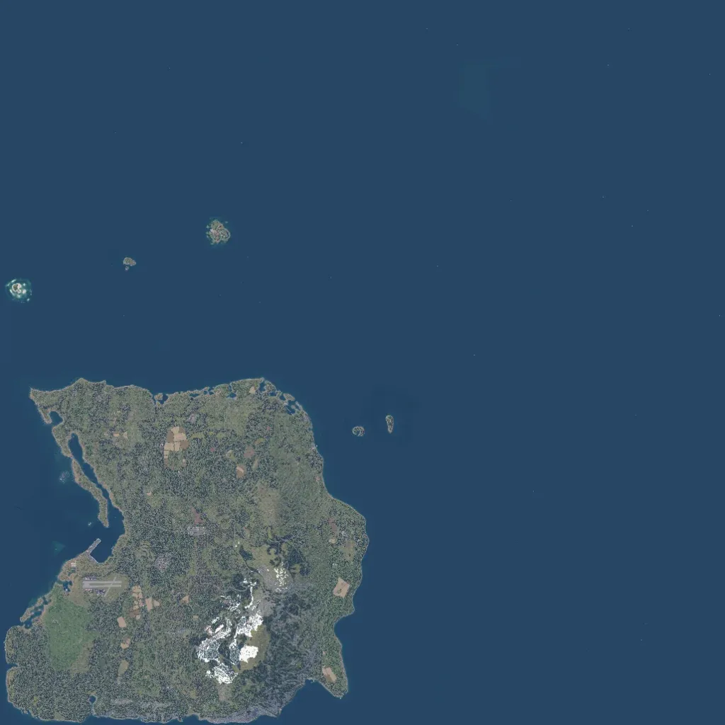 Overview map of Nizla Island
