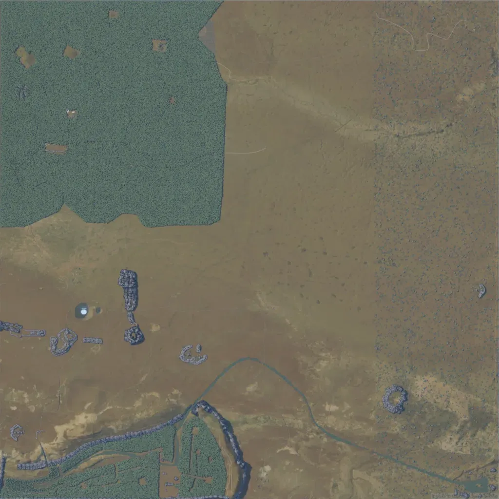 Overview map of NobleSquad Hidden Desert