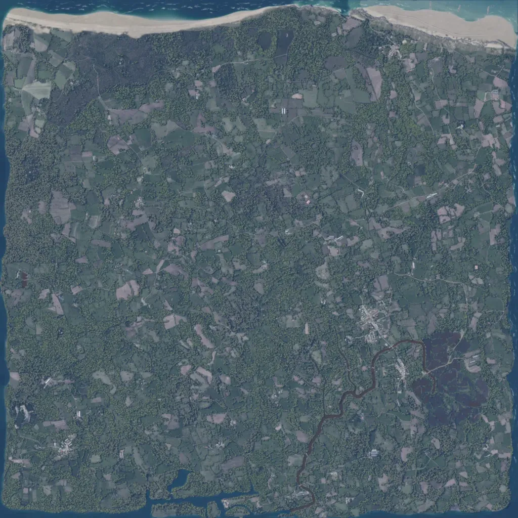 Overview map of Normandy
