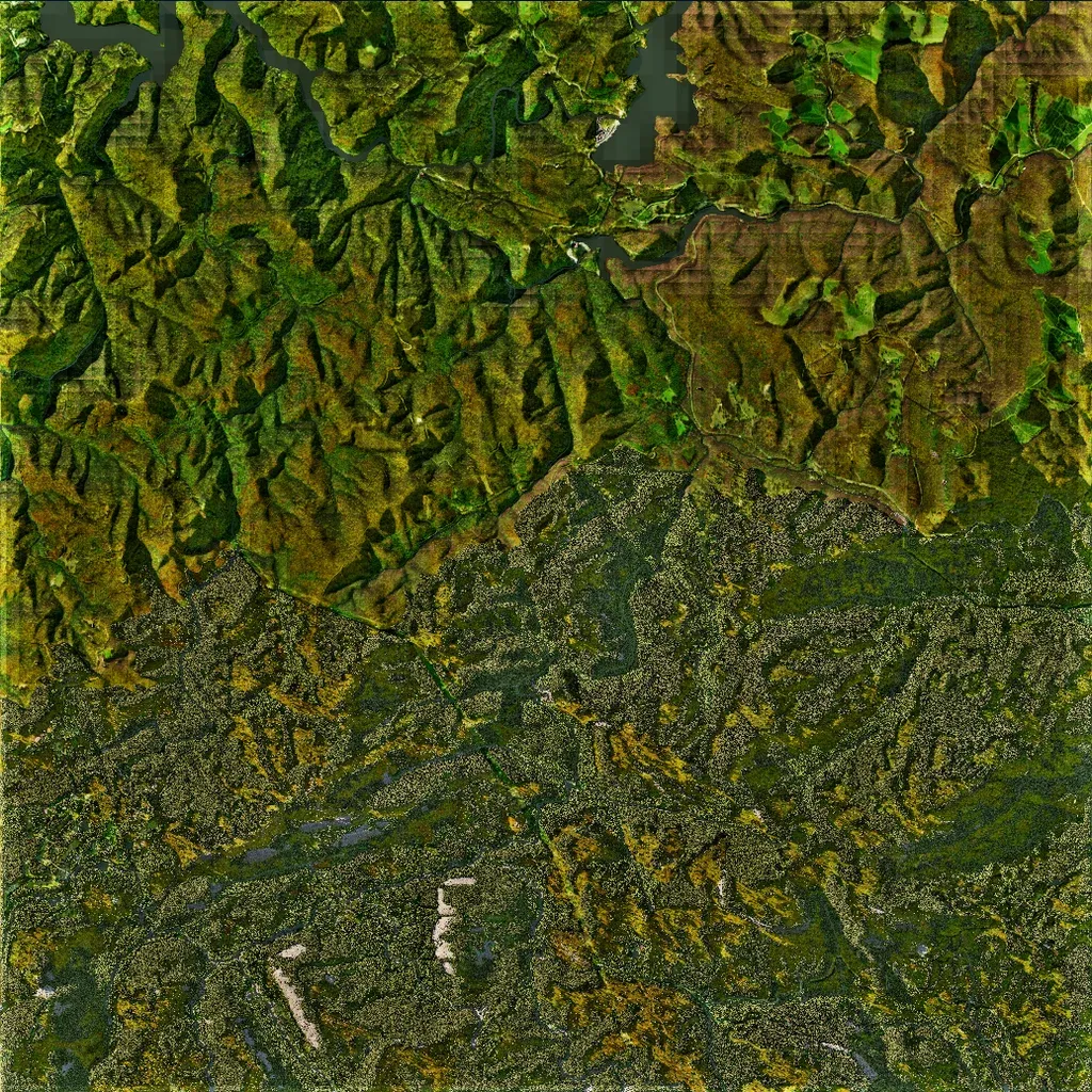 Overview map of North Carolina Back Country