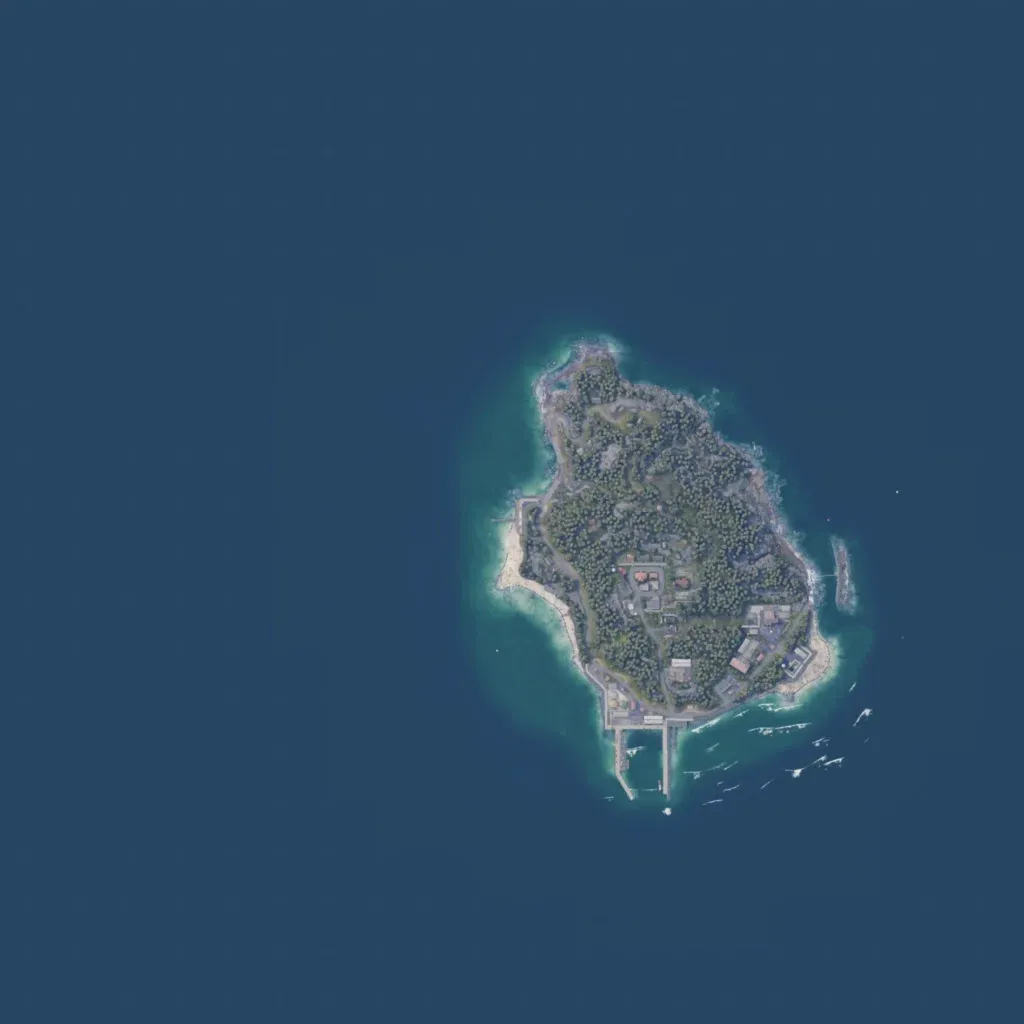 Overview map of Ogami Island