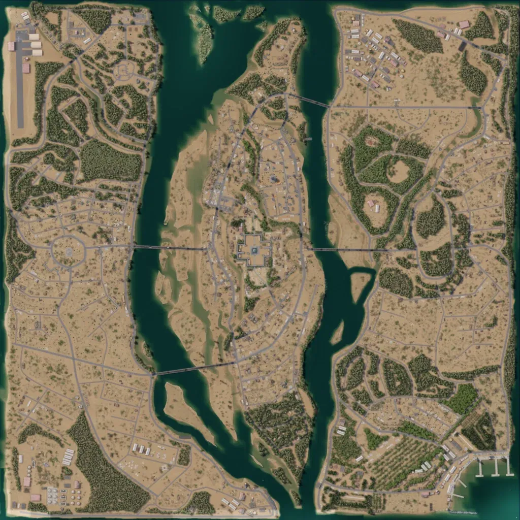 Overview map of Operation Raging Tigris