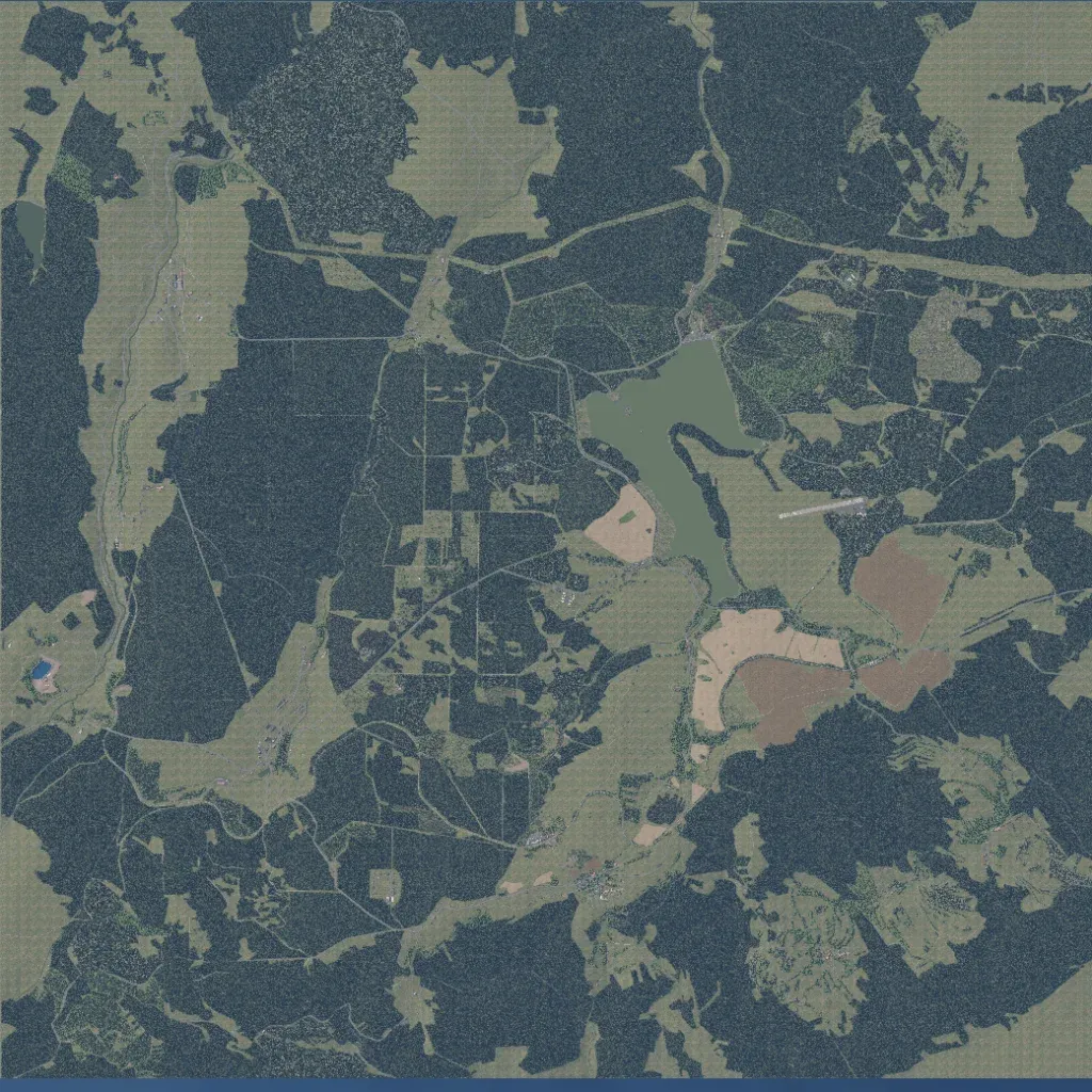 Overview map of Ore Mountains