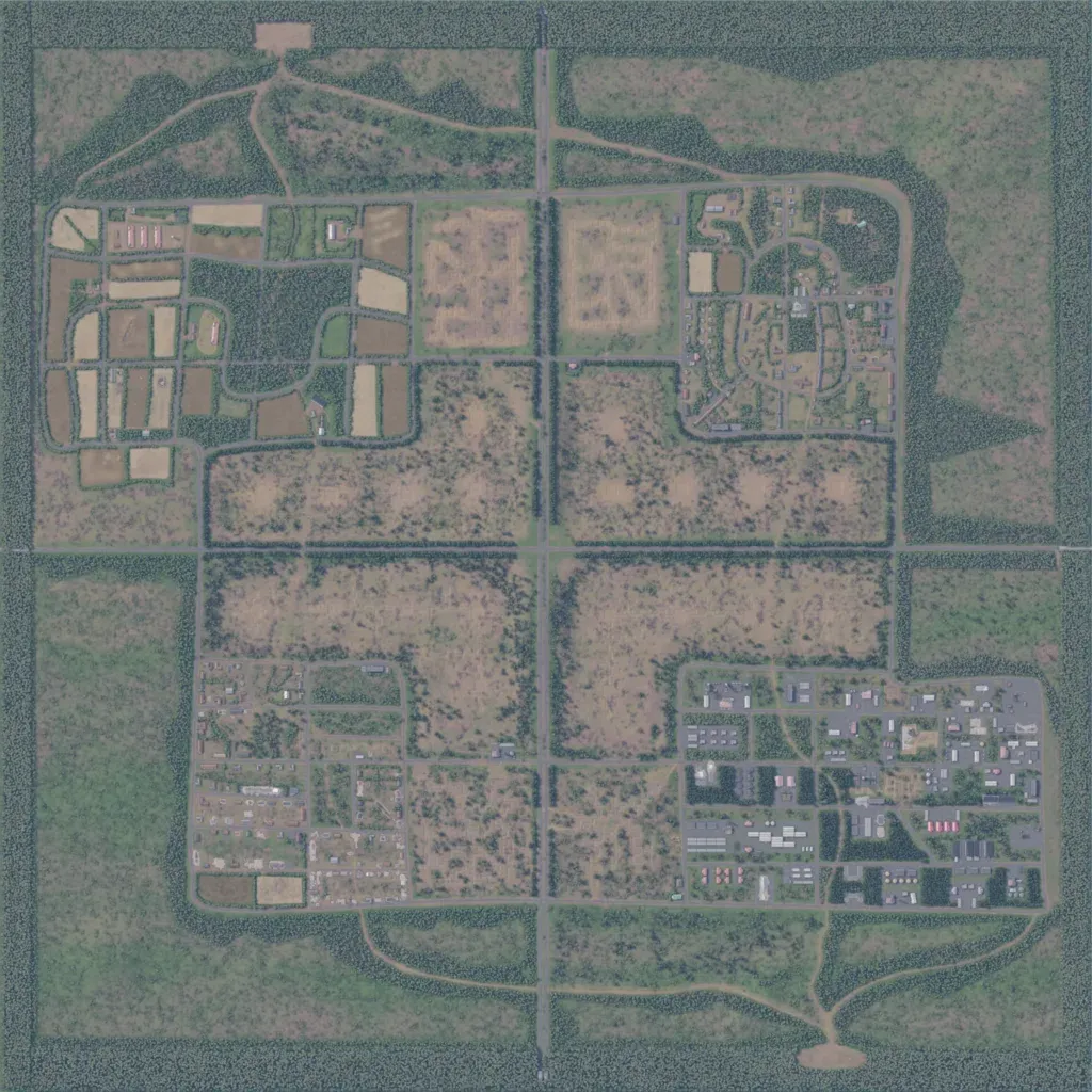 Overview map of Perekhrestya