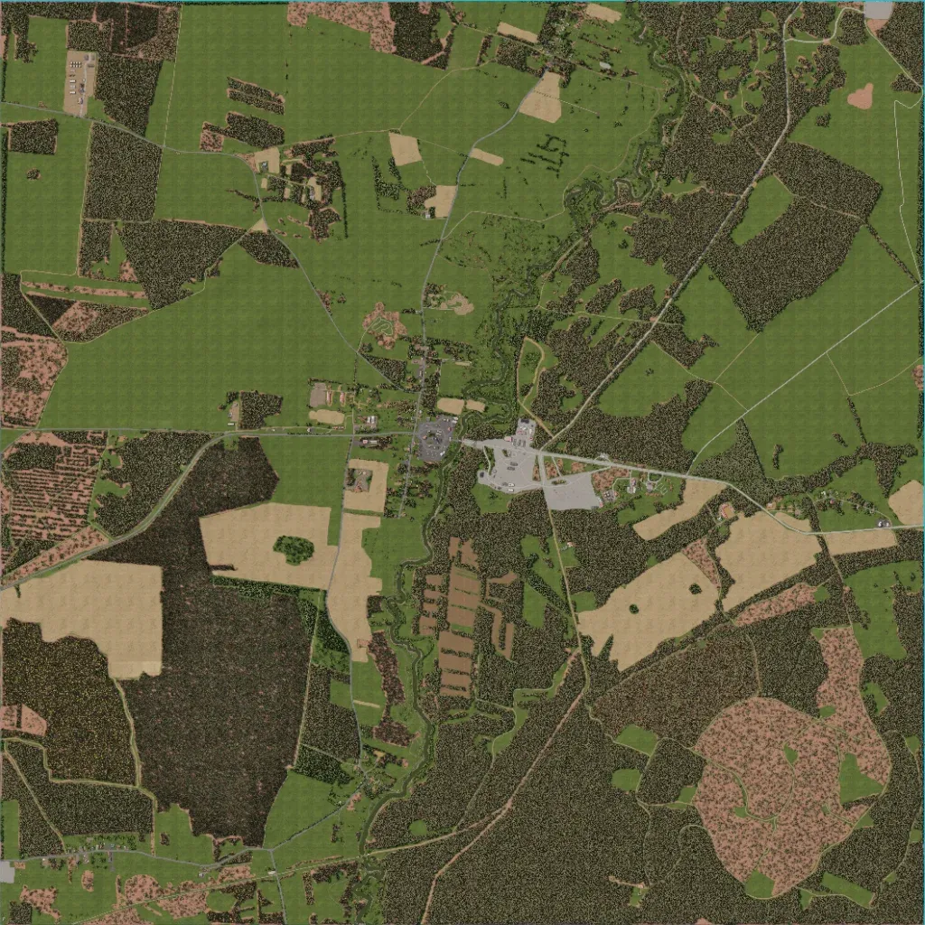Overview map of Polish Belarus Border