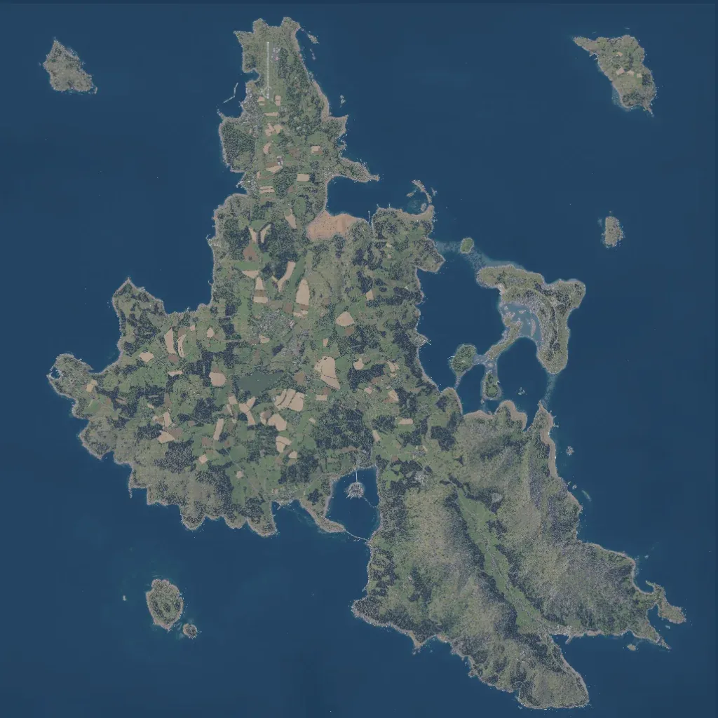 Overview map of Polos Overhauled Everon
