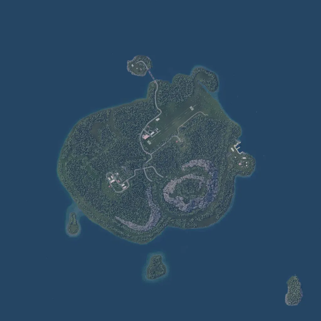 Overview map of Portland Island