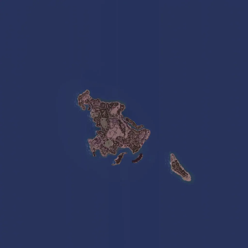 Overview map of Prangli