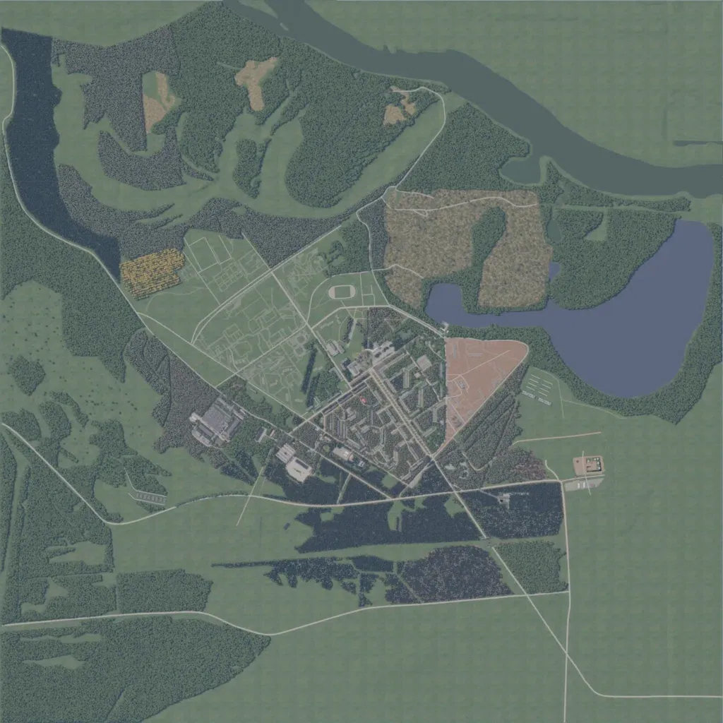 Overview map of Pripyatskoye-2