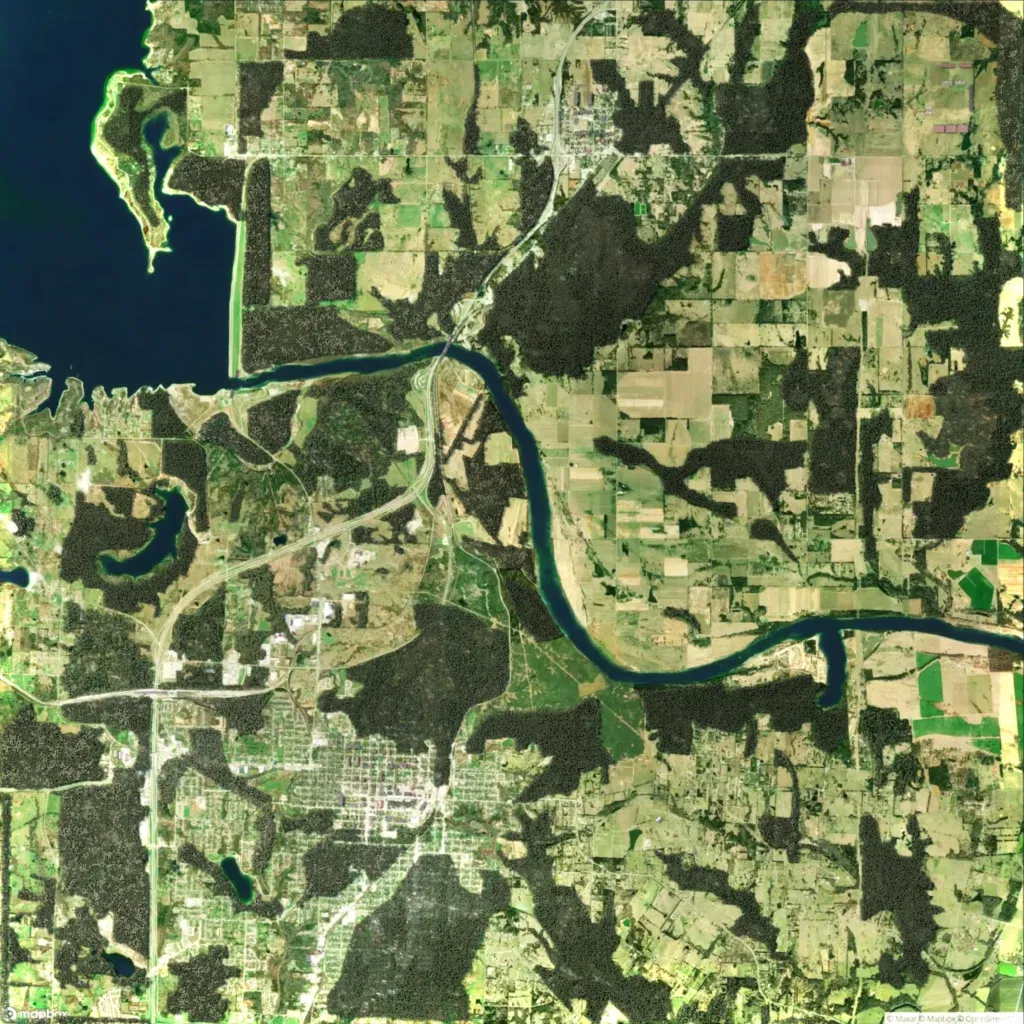 Overview map of Red River Rumble