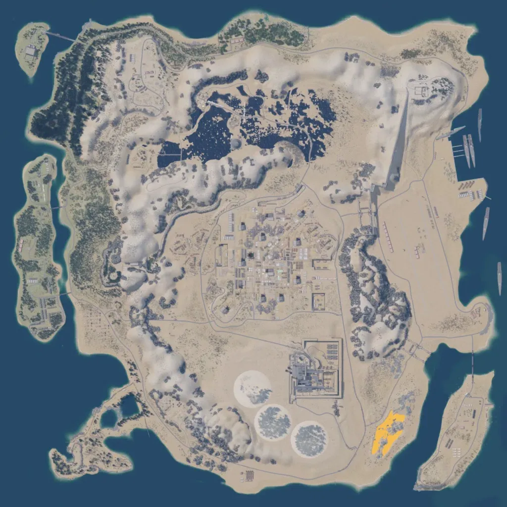 Overview map of Royal Tomatos Apocalypse Map