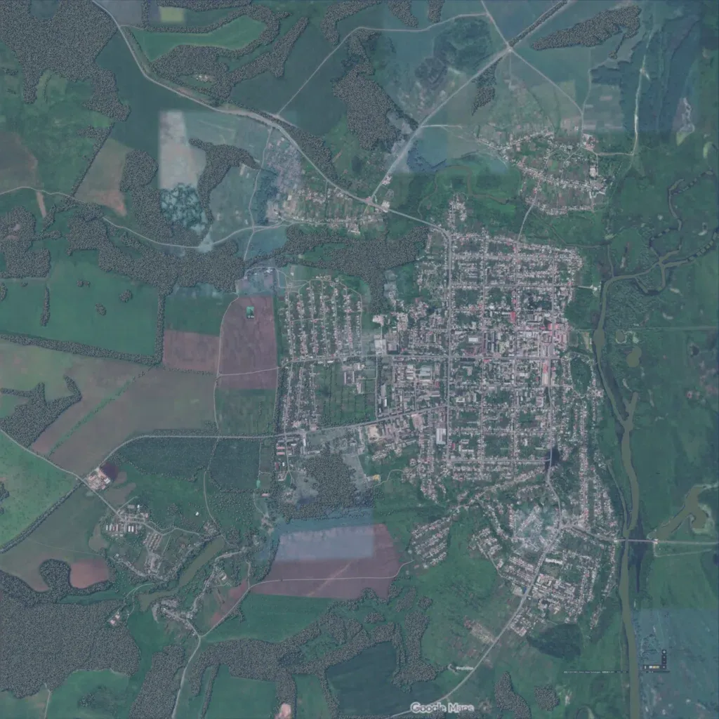 Overview map of Rylsk Kursk