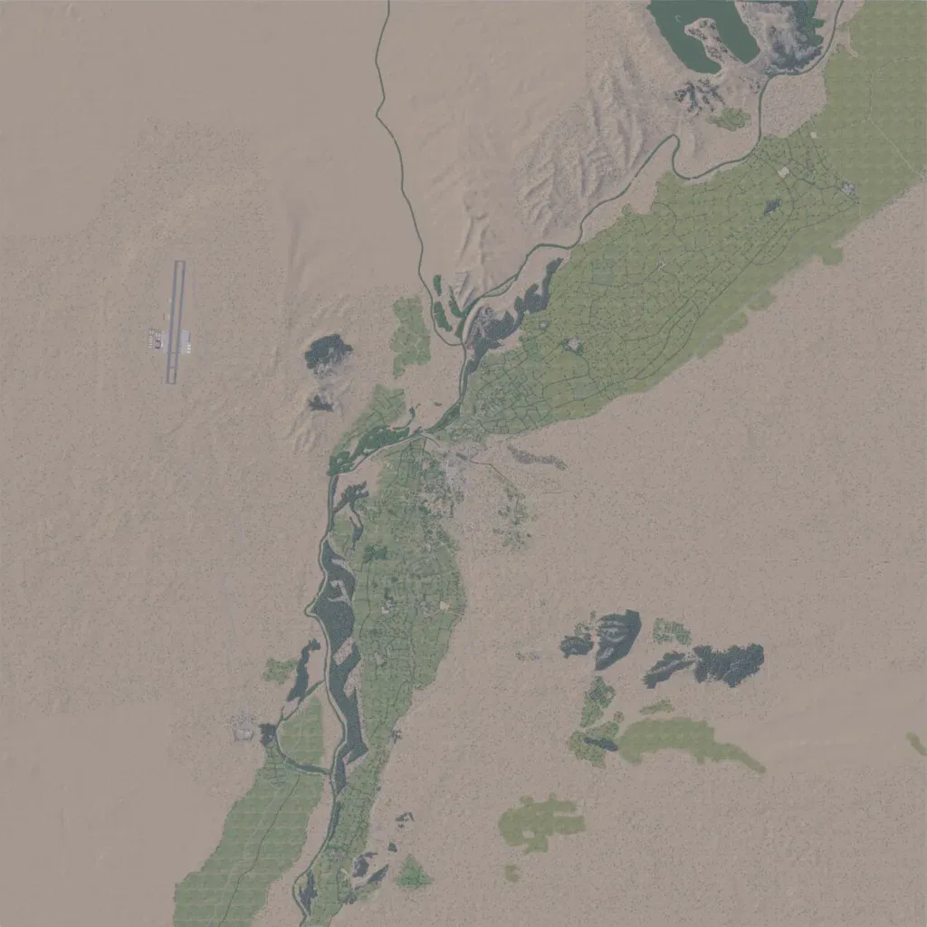 Overview map of Sangin V2