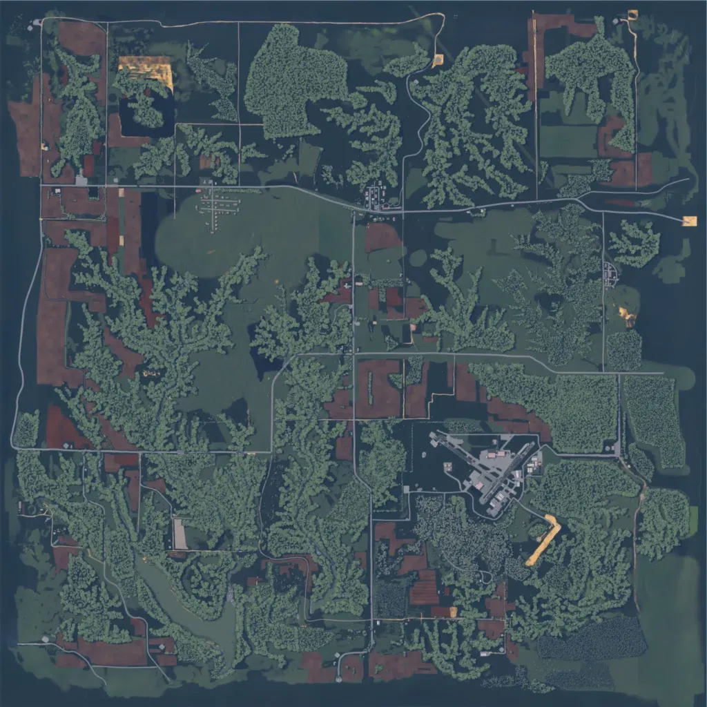 Overview map of Smithton USA
