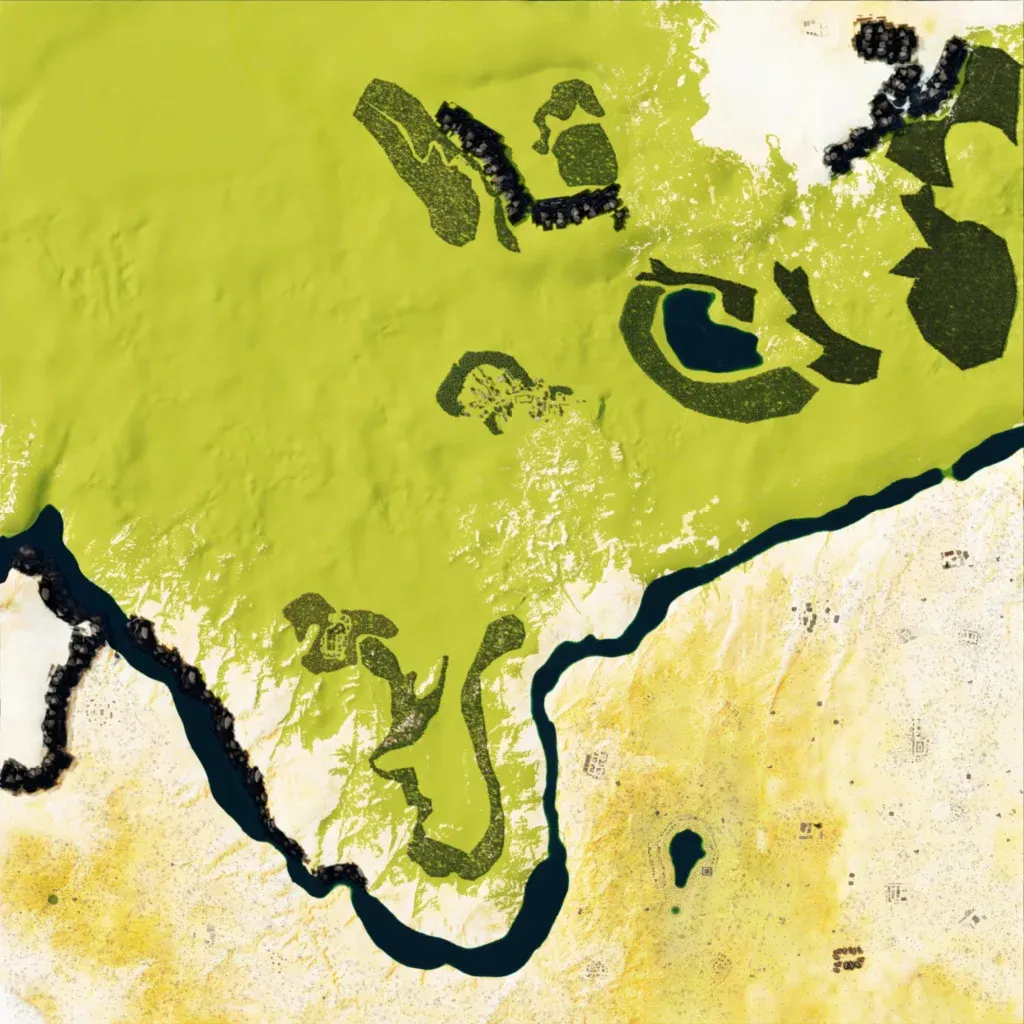 Overview map of Splitlands