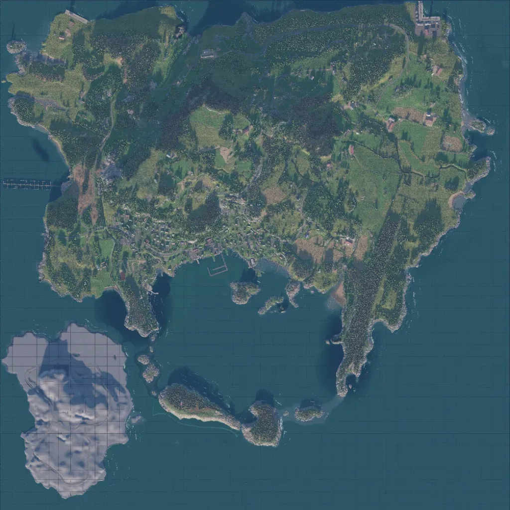 Overview map of Stranda