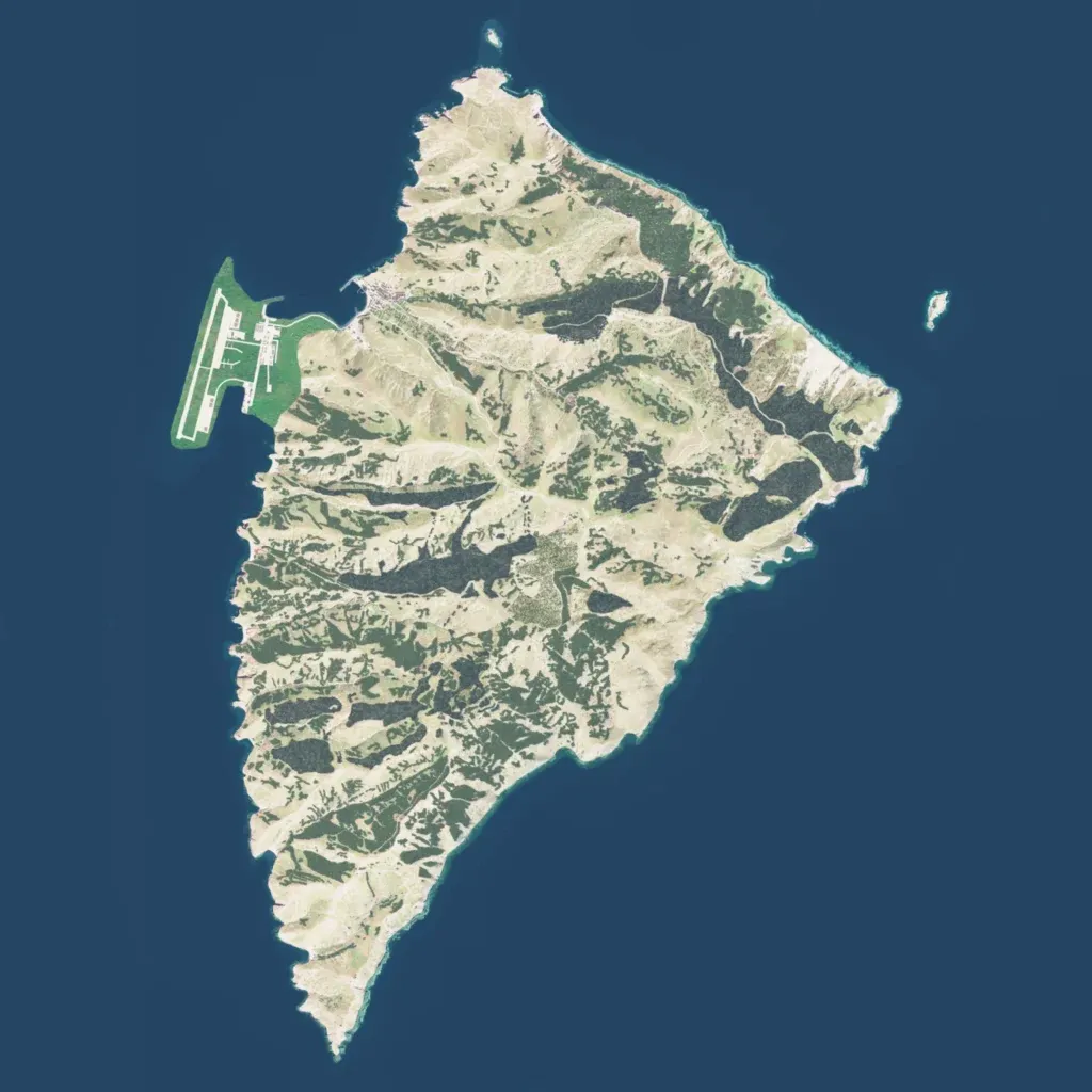 Overview map of Stratis 1985