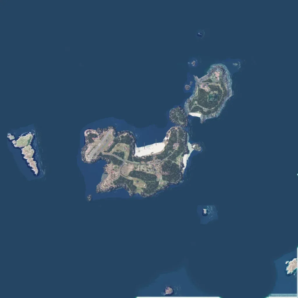 Overview map of Sughon Island