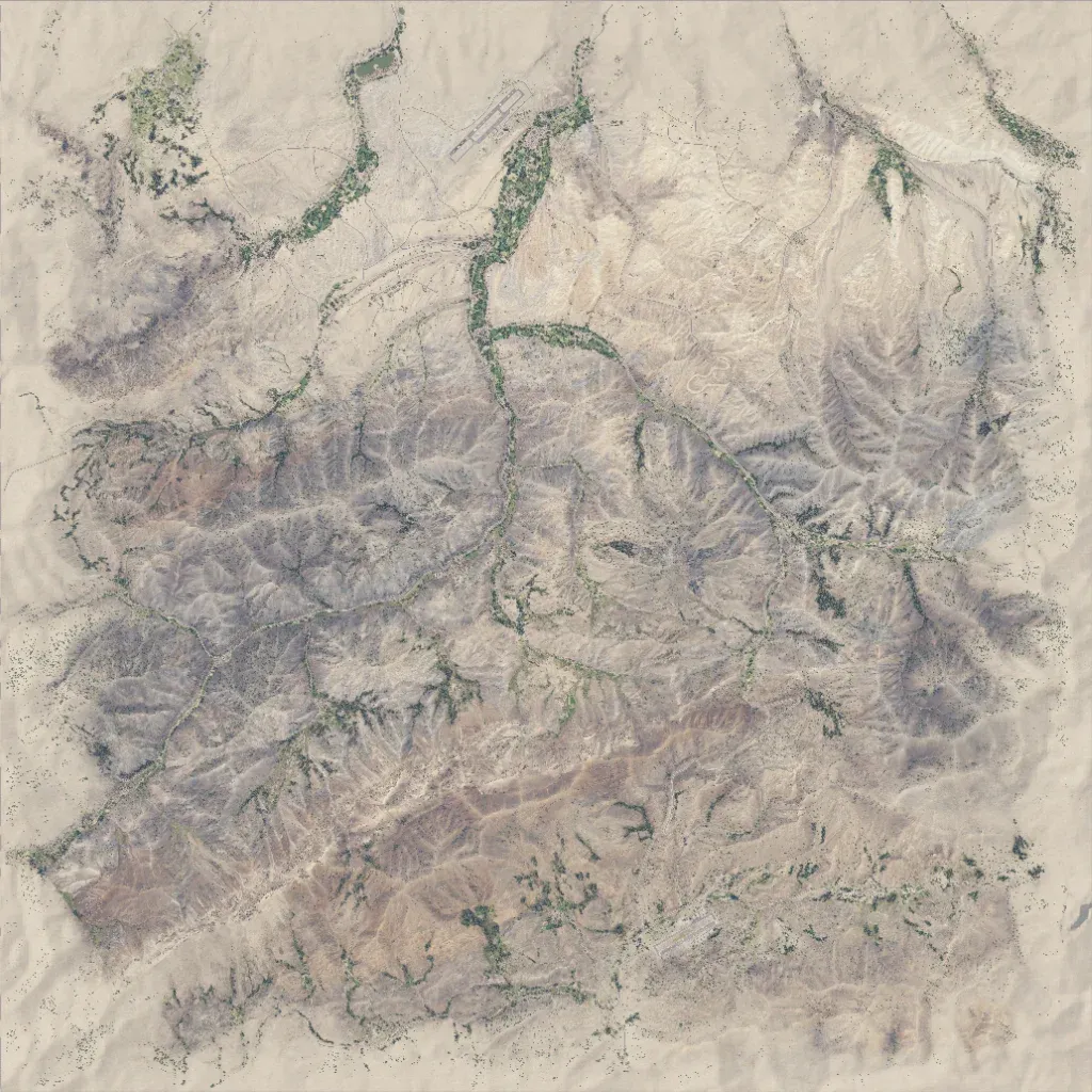 Overview map of Takistan