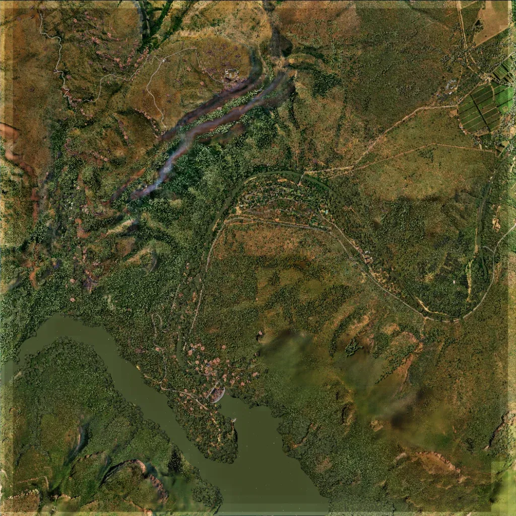 Overview map of Tamboti Valley