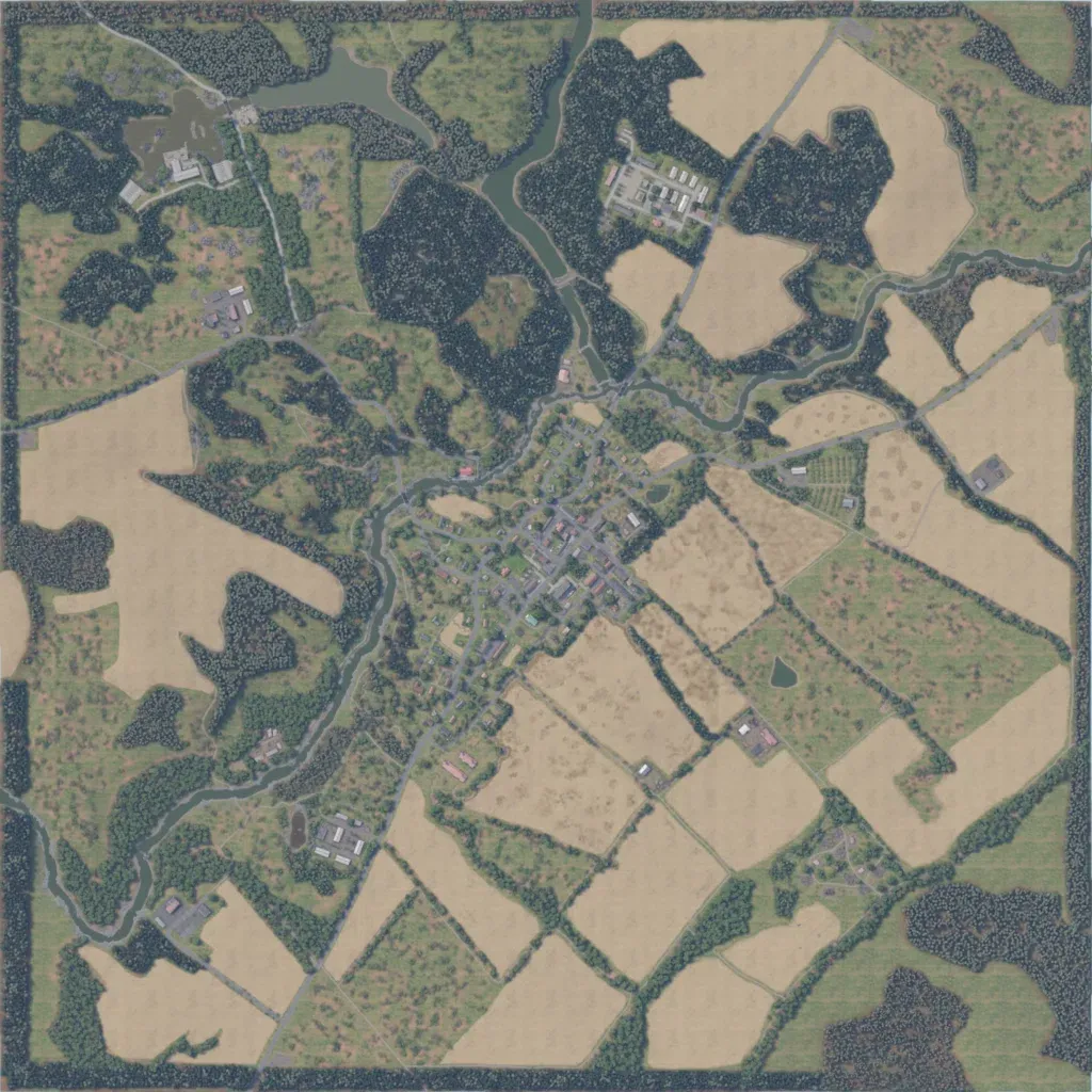 Overview map of Tarkovsky