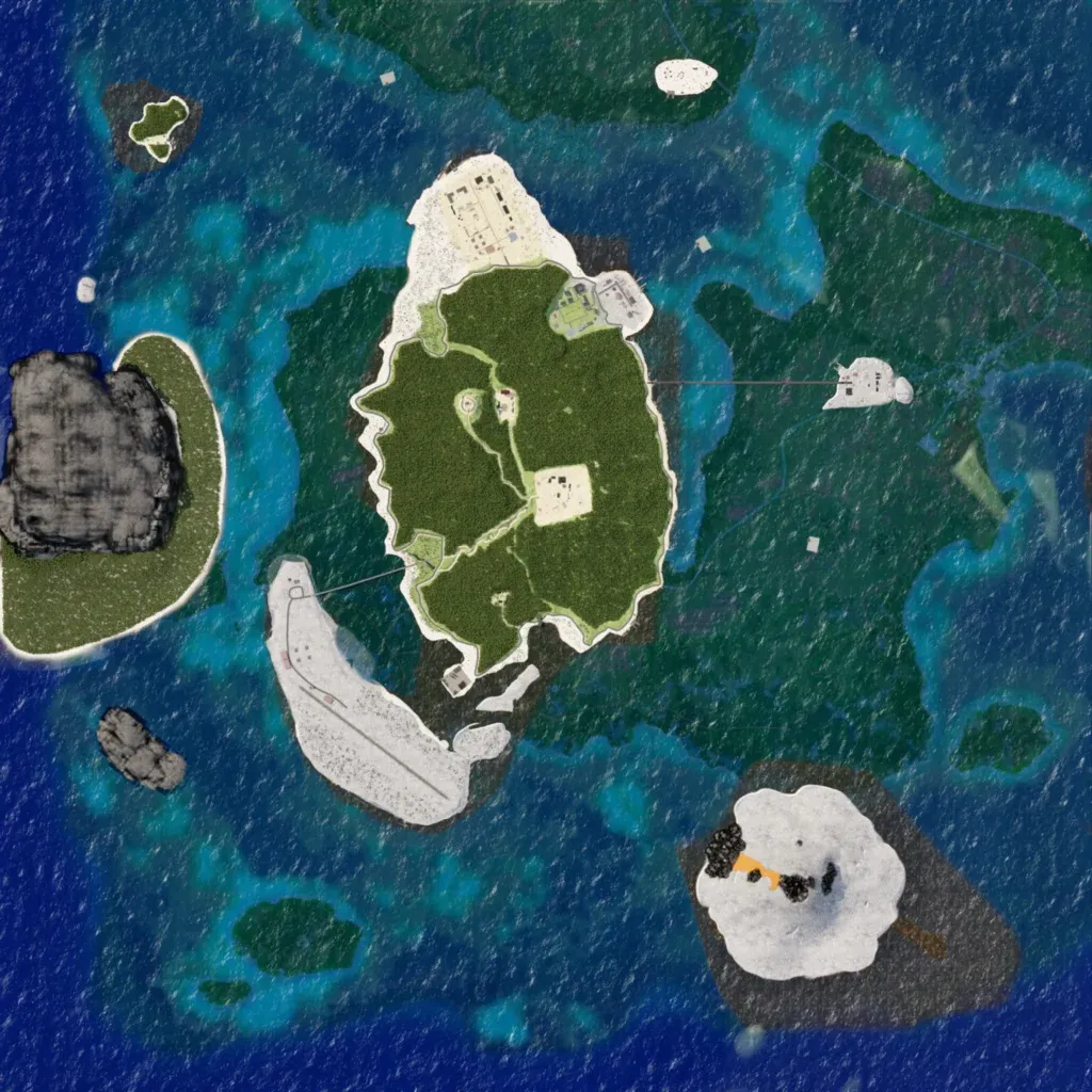 Overview map of TFG Wolf Islands