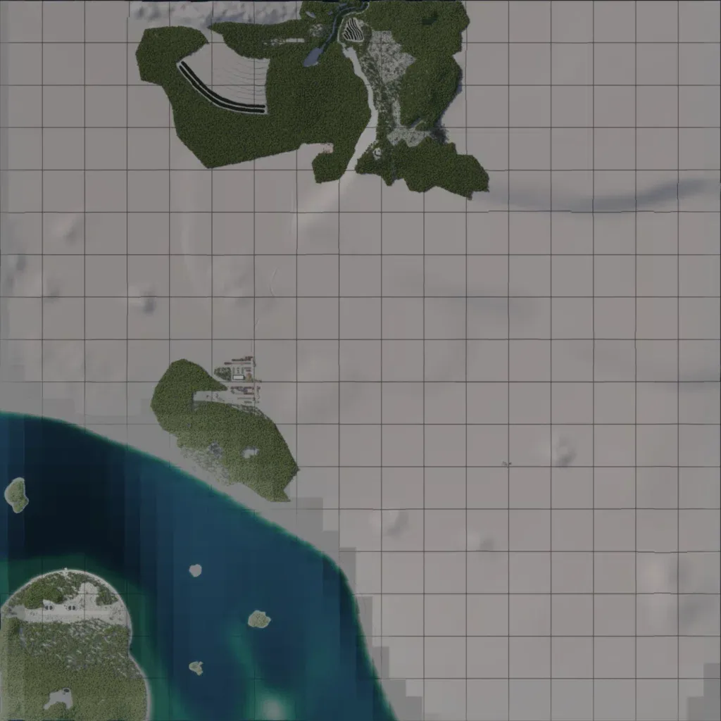 Overview map of Vam Cua Da