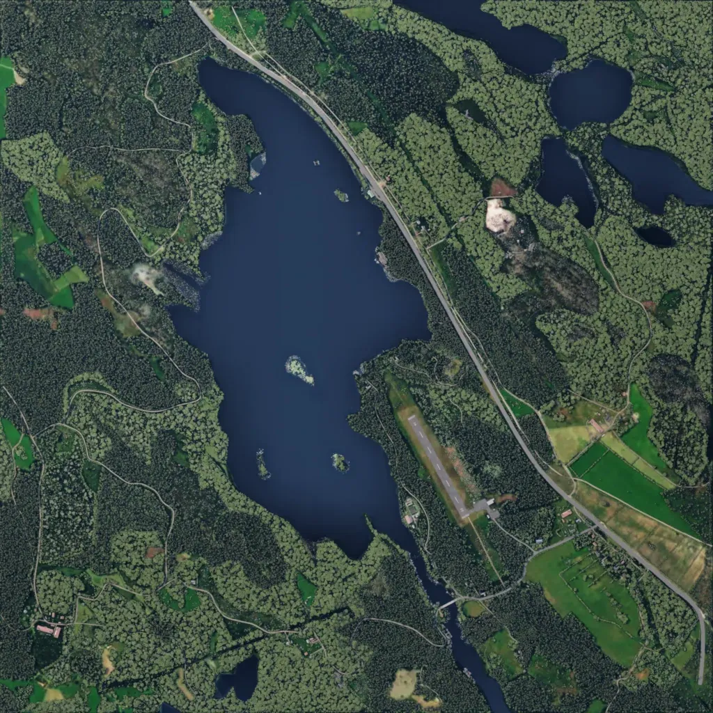 Overview map of Västervik Airfield - ESSW