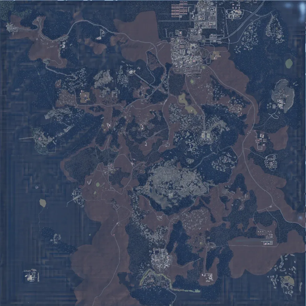 Overview map of Western Deadlands