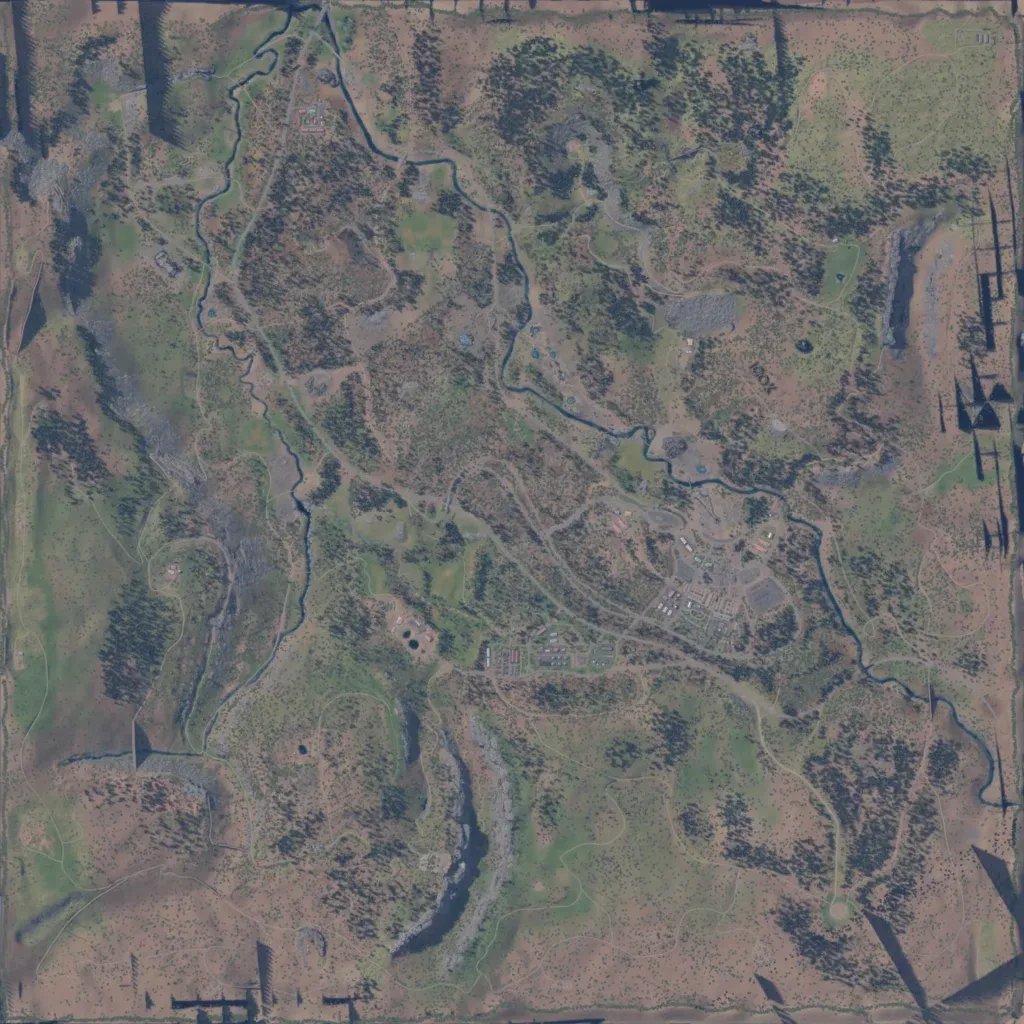 Overview map of Yellowstone National Park