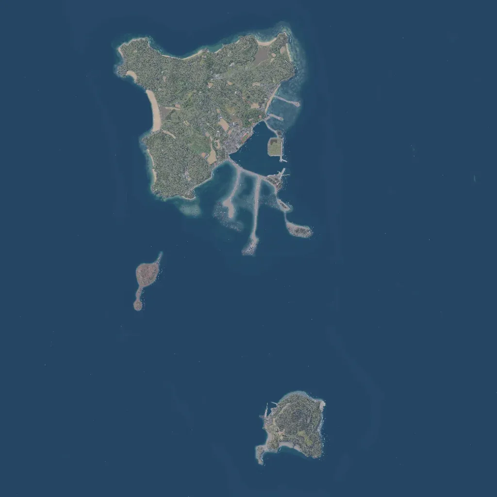 Overview map of Yeonpyeong
