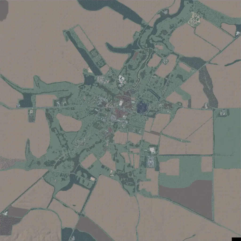 Overview map of Yunakivka