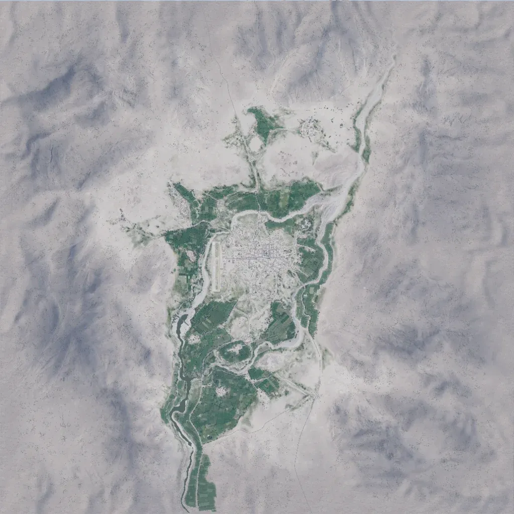 Overview map of Zargabad