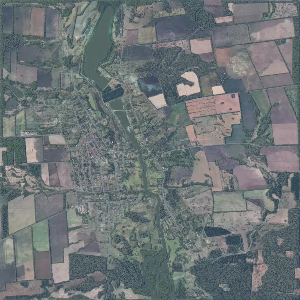 Overview map of Zarichne